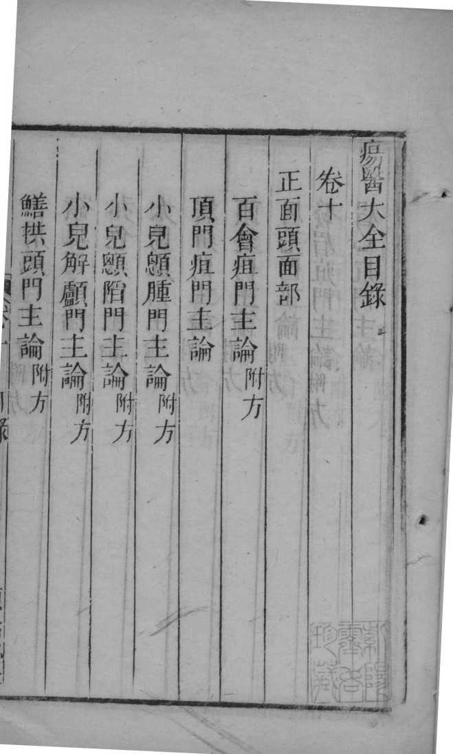 疡医大全  卷10